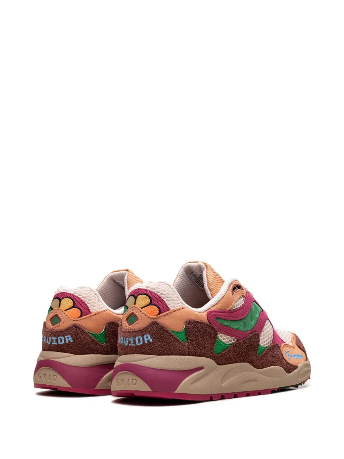 Saucony × Jae Tips Grid Shadow 2 What's the Occasion? Wear To The Party スニーカー - Brown - 画像3