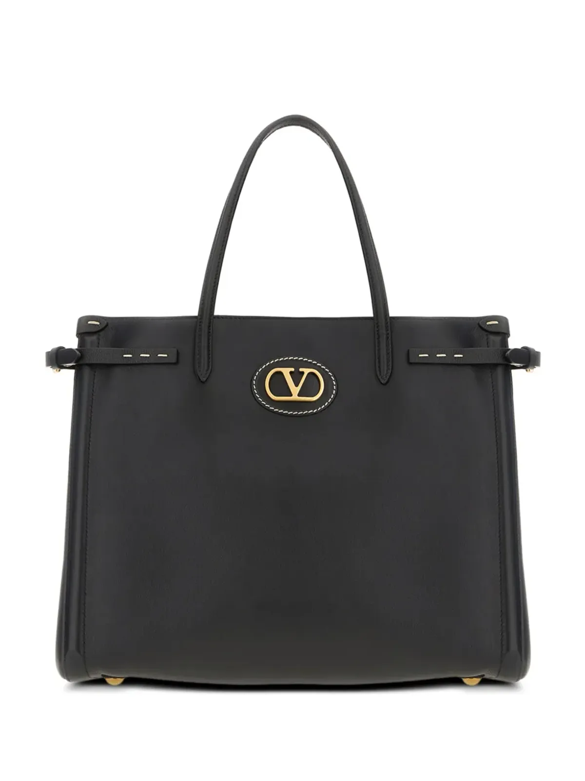 Valentino Garavani ミディアム アンティーブ レザー トートバッグ - 画像1