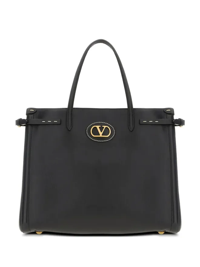 Valentino Garavani Valentino Garavani ミディアム アンティーブ レザー トートバッグの商品画像