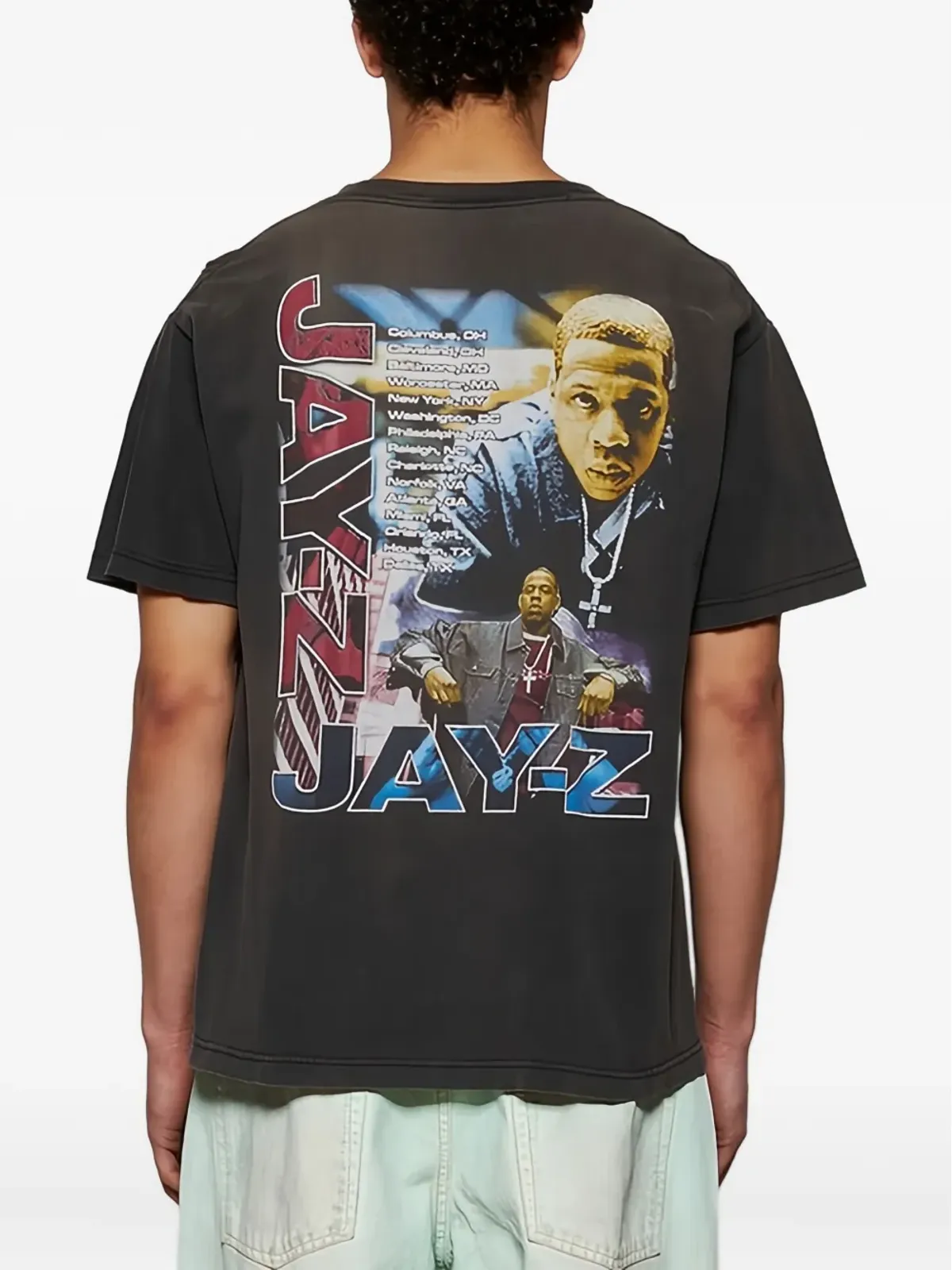 EARTHLING VIP Jay-Z肖像入りコットンTシャツ - 画像5