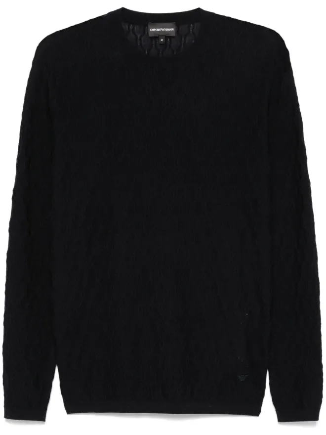 Emporio Armani Emporio Armani ケーブルニットセーターの商品画像