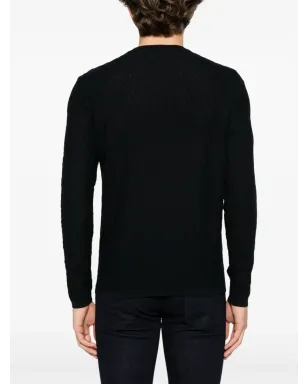 Emporio Armani ケーブルニットセーター - サムネイル4