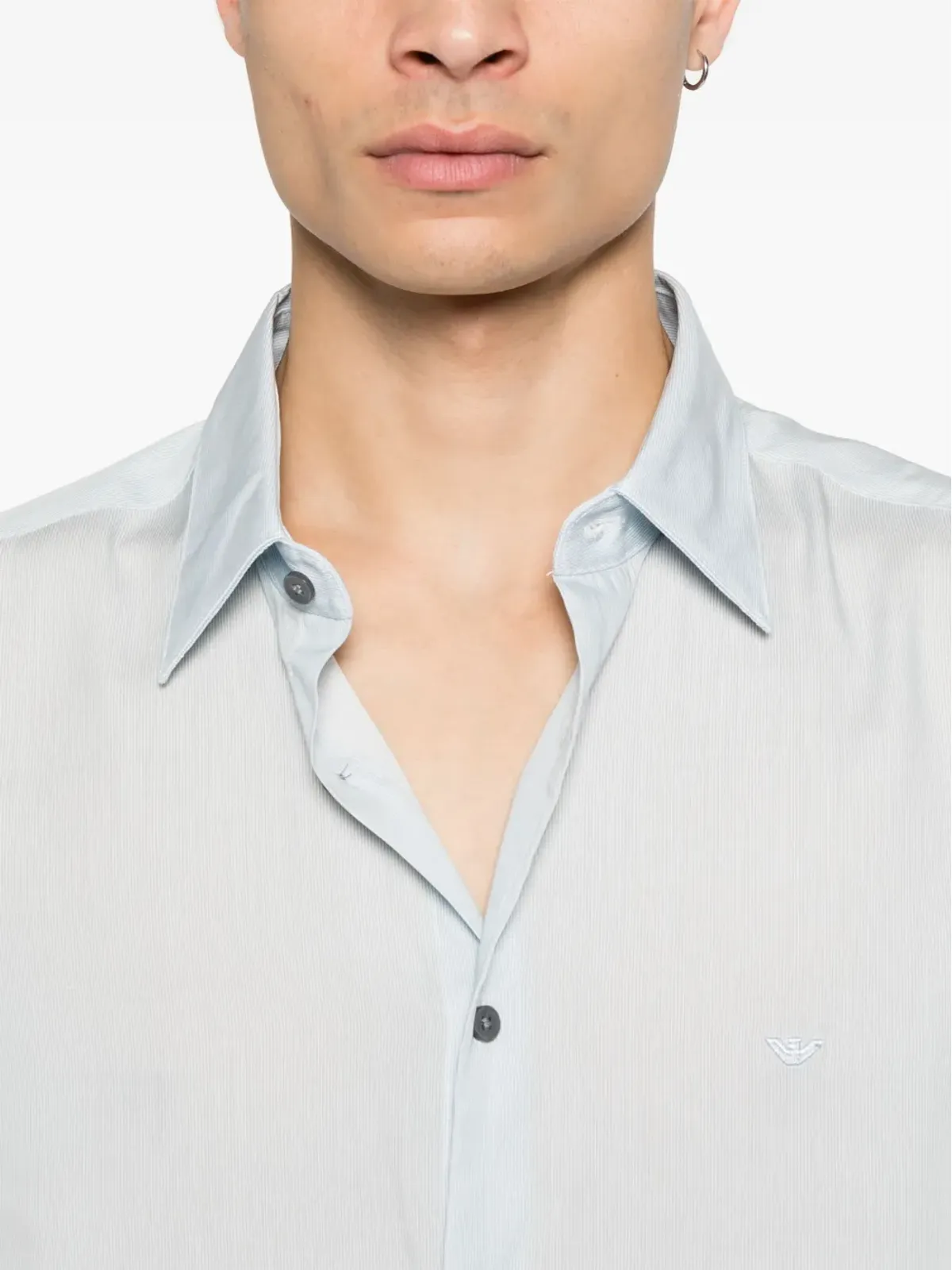 Emporio Armani ピンストライプ シャツ - 画像5