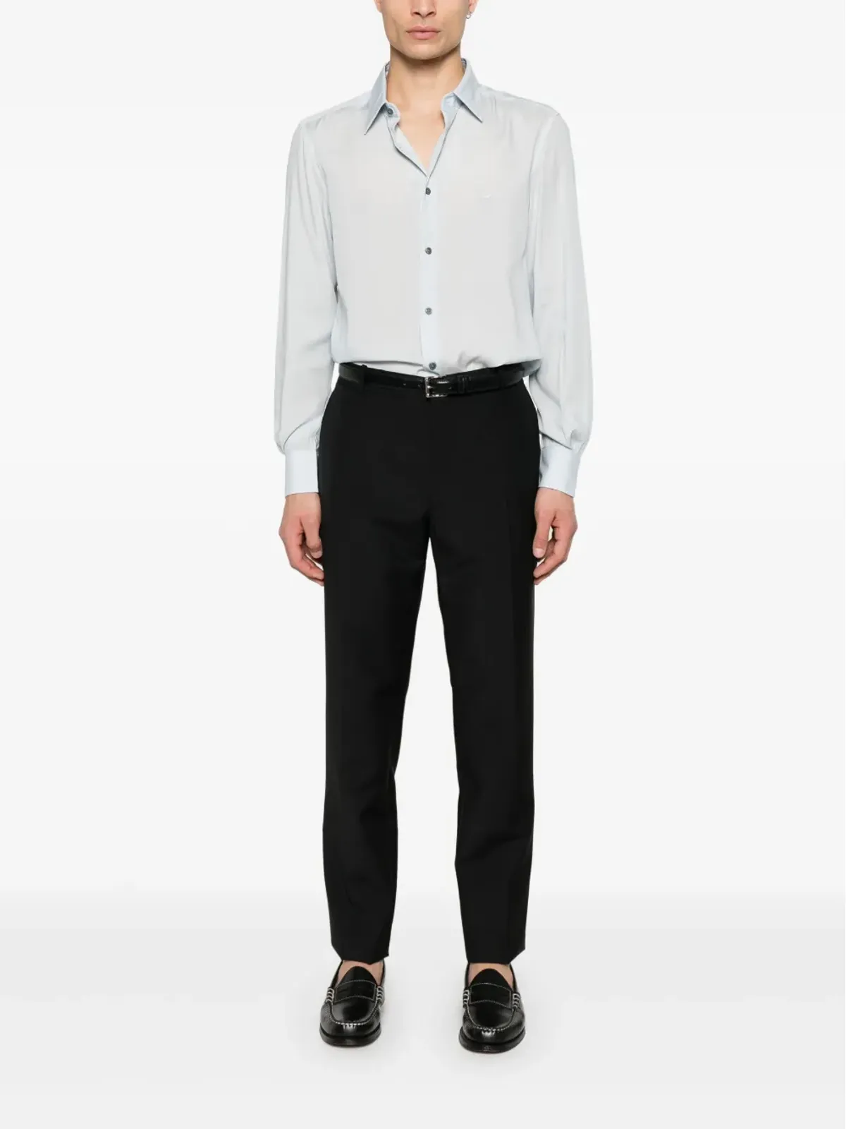 Emporio Armani ピンストライプ シャツ - 画像2