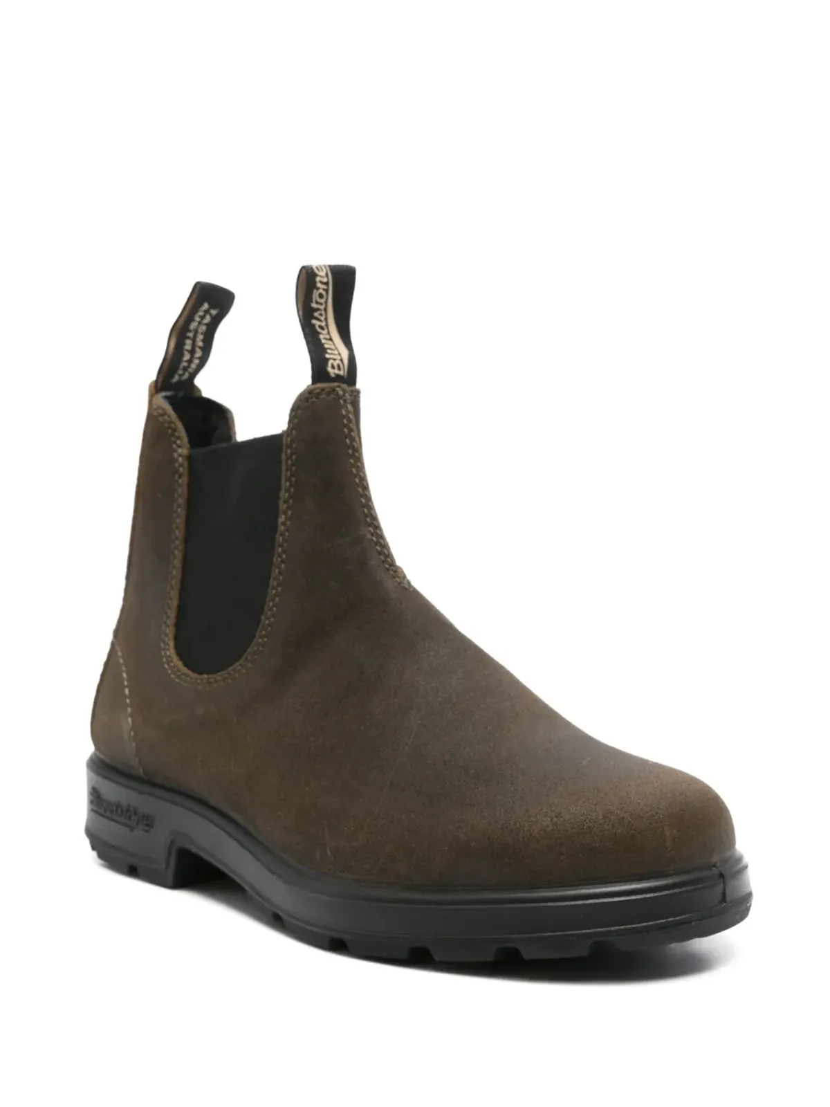 Blundstone スエード製チェルシーブーツ グリーン - 画像2