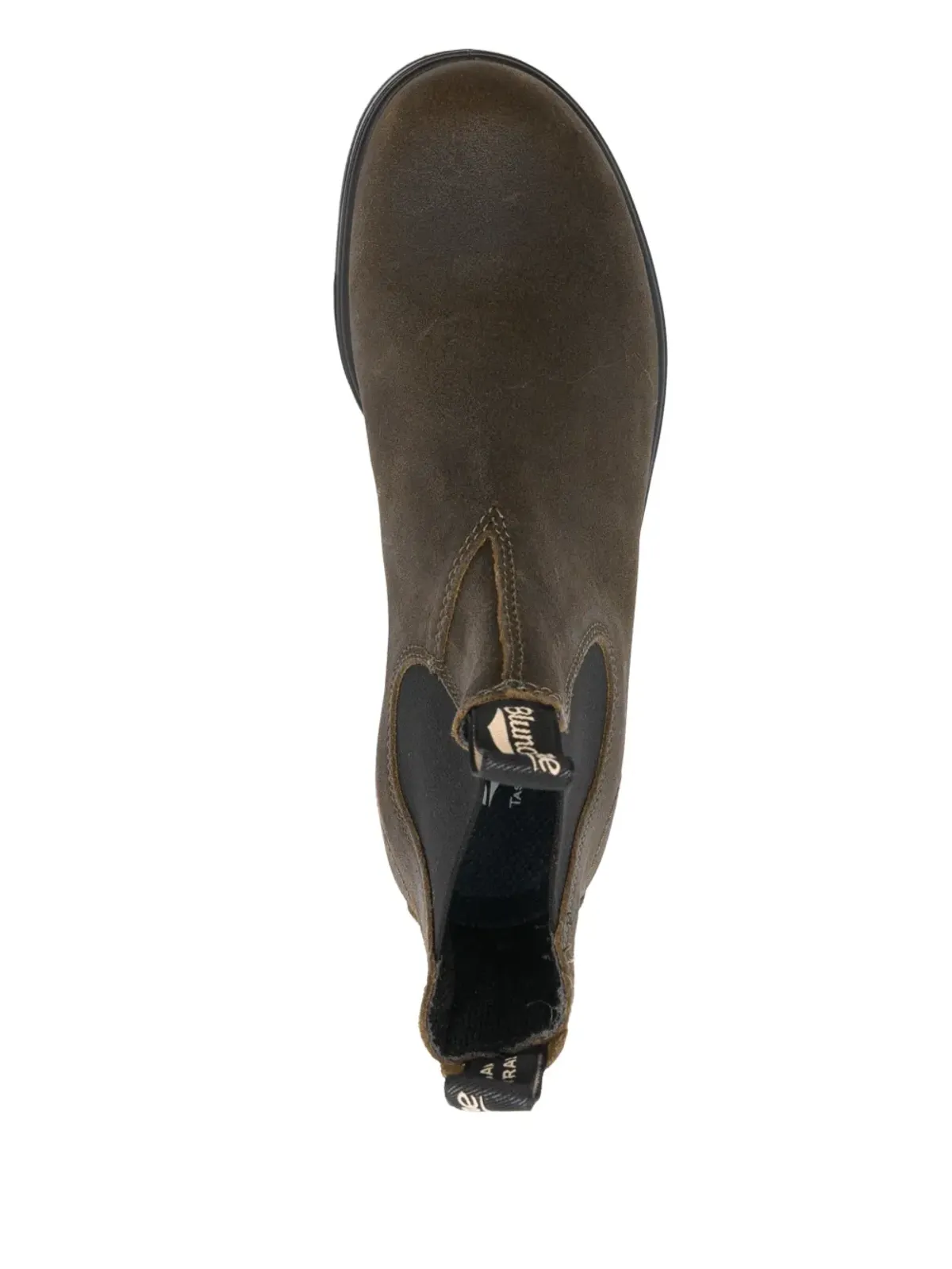 Blundstone スエード製チェルシーブーツ グリーン - 画像4