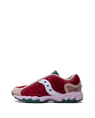 Saucony × Jae Tips Matrix burgundy/tan/multicolour スニーカー - サムネイル5
