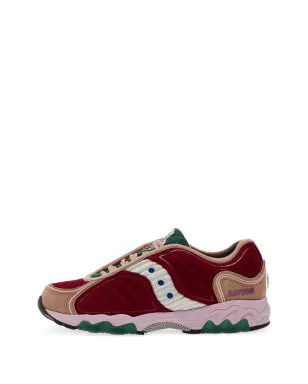 Saucony × Jae Tips Matrix burgundy/tan/multicolour スニーカー - サムネイル4