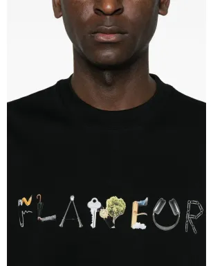 FLÂNEUR Objects Tシャツ ブラック - サムネイル4