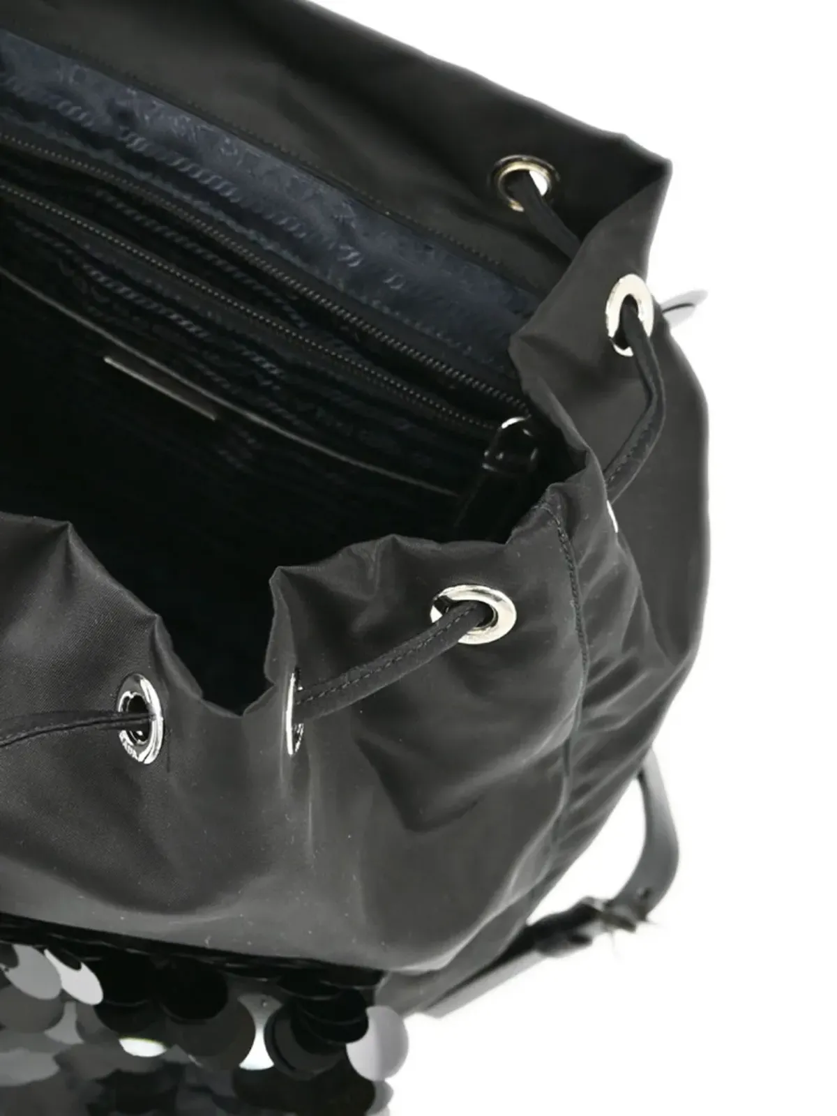 Prada Pre-Owned 2010年代のスパンコール付きバックパック ブラック - 画像4