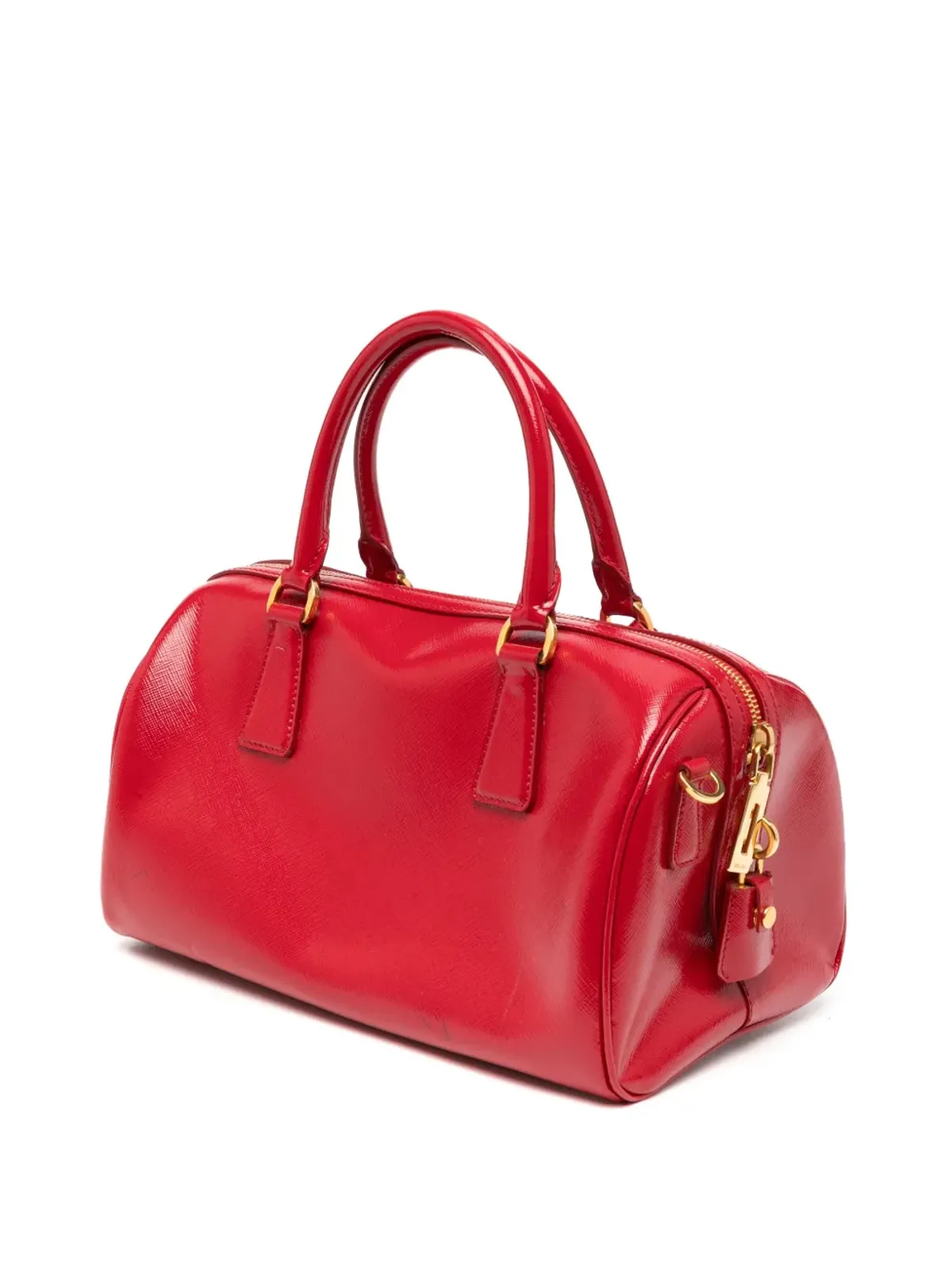 ビンテージ Prada ボウラーバッグ - 画像2
