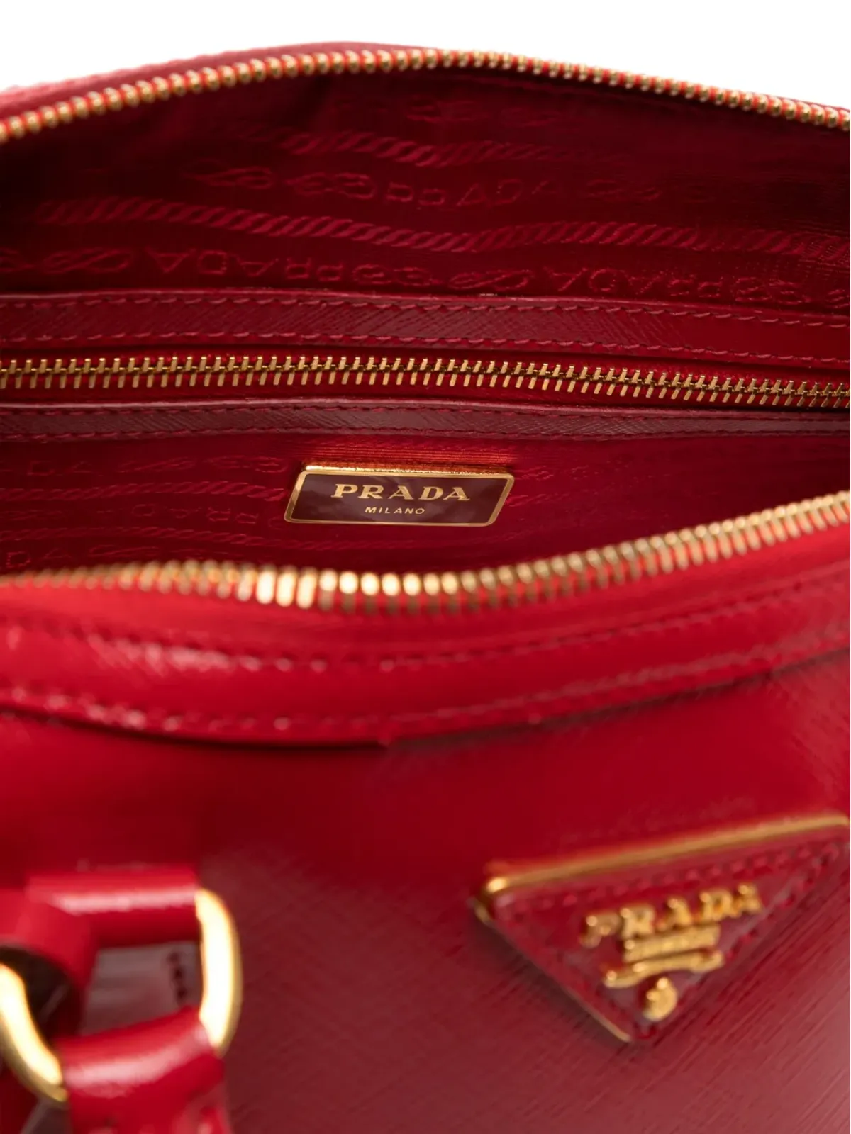 ビンテージ Prada ボウラーバッグ - 画像4
