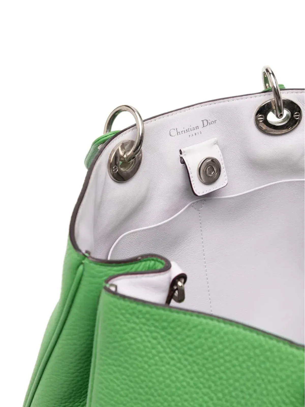 Christian Dior ビンテージ レディ トートバッグ - グリーン - 画像4