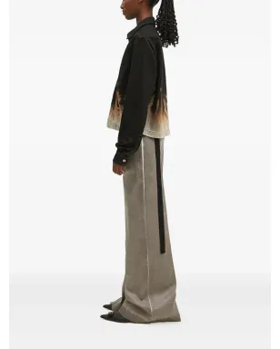 Rick Owens DRKSHDW 炎プリント デニムジャケット - サムネイル2