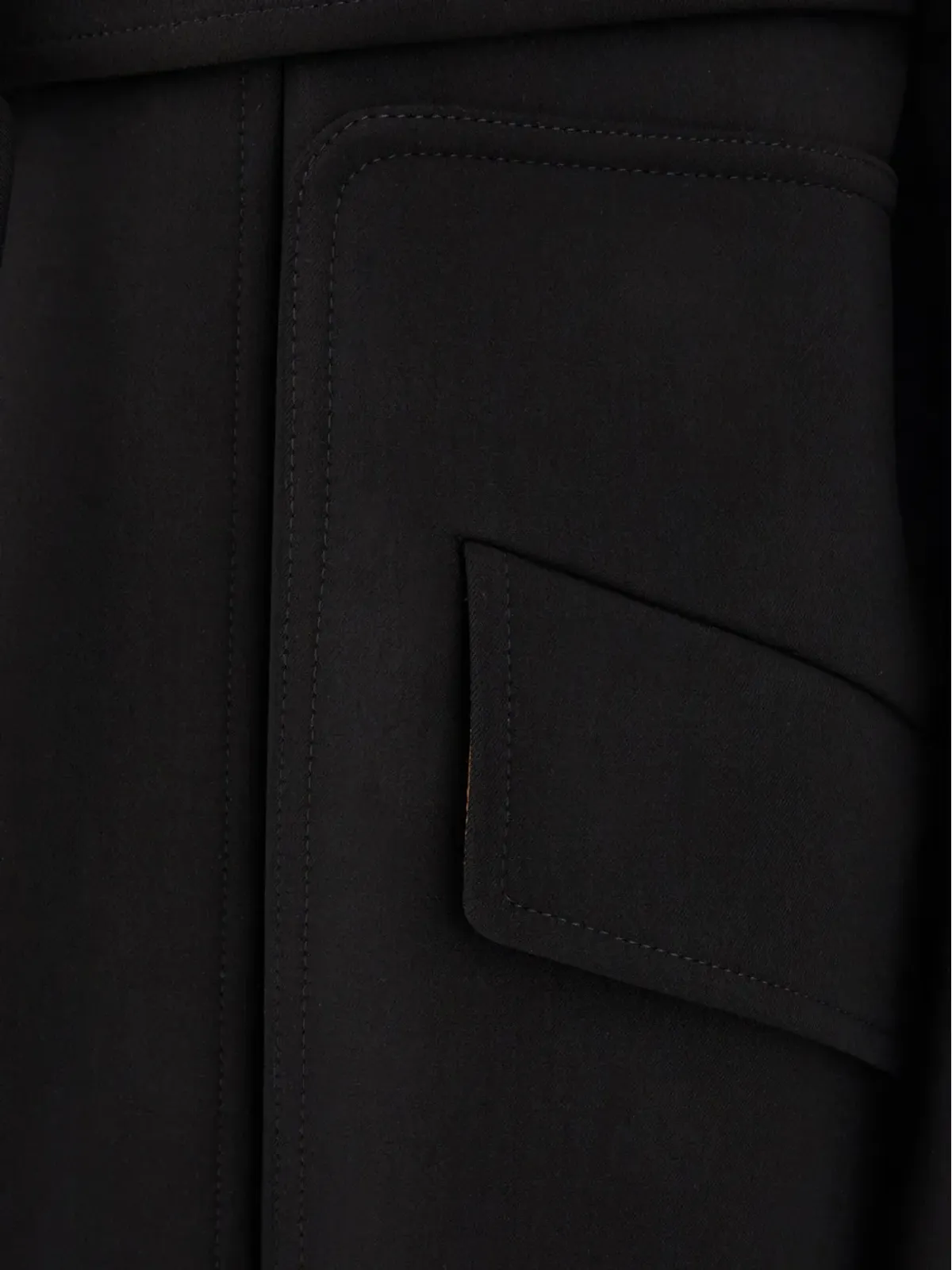 Max Mara ベルテッド ロングコート - 画像3