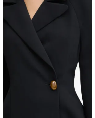 Stine Goya オーバーサイズショルダー ボタンコート - サムネイル5