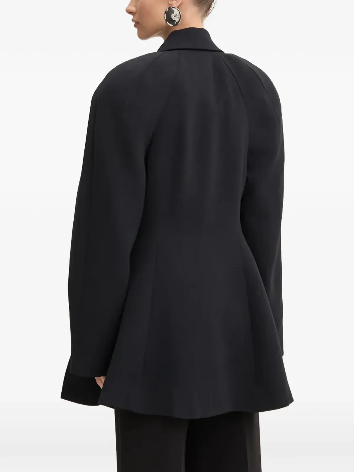 Stine Goya オーバーサイズショルダー ボタンコート - 画像3