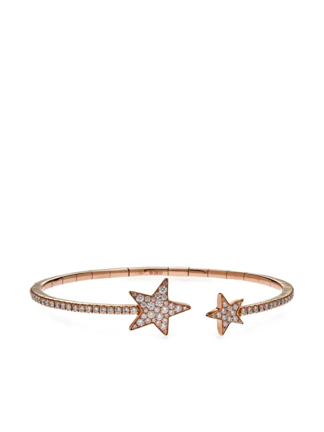 Jewels Aficionado Jewels Aficionado 18kt ローズゴールド スターダイヤモンド ブレスレット - ピンクの商品画像