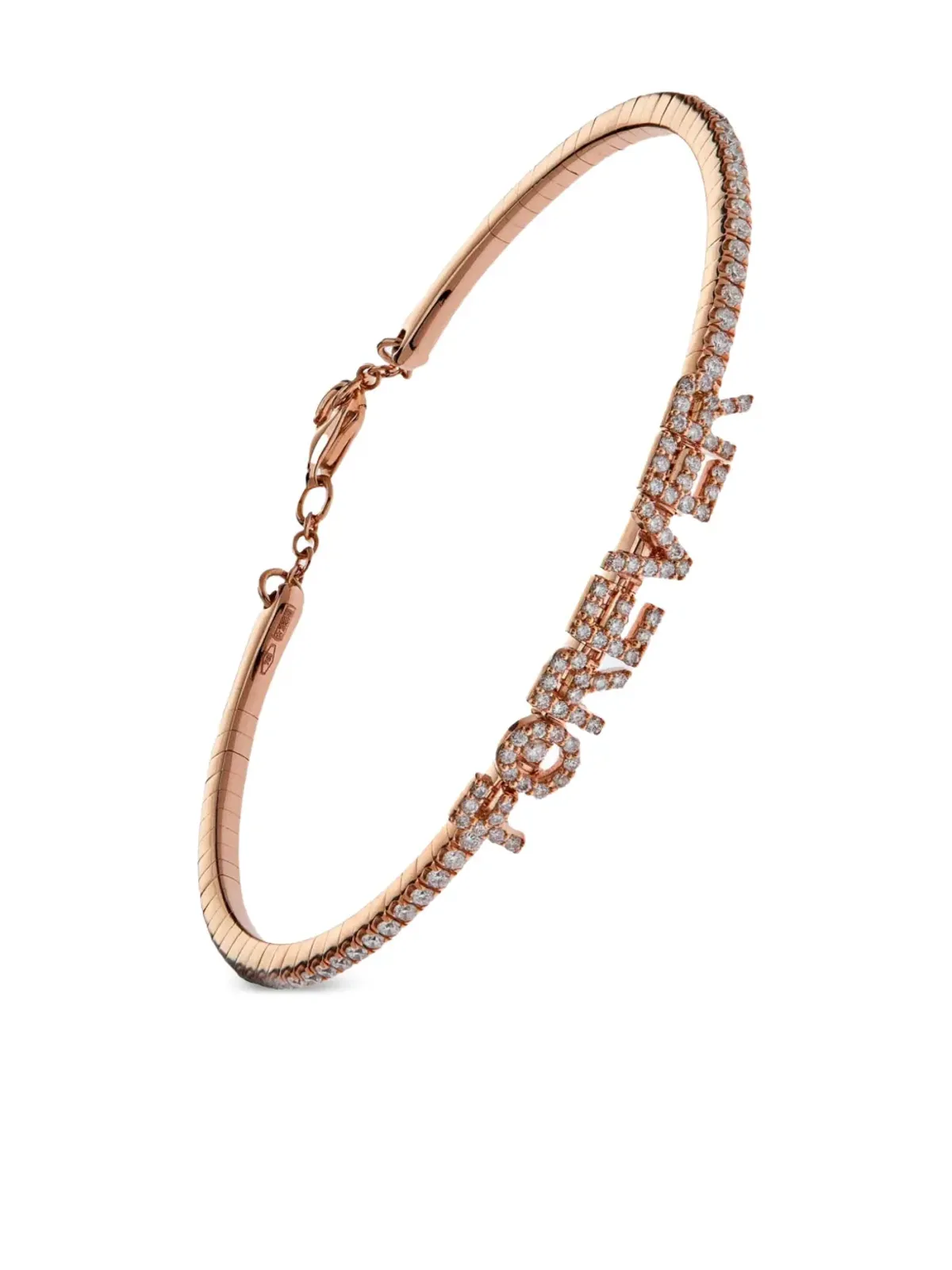 Jewels Aficionado 18K ローズゴールド Forever ダイヤモンド ブレスレット - ピンク - 画像2