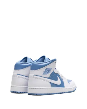 Jordan 1 Mid レジェンドブルー/ホワイト スニーカー - サムネイル3