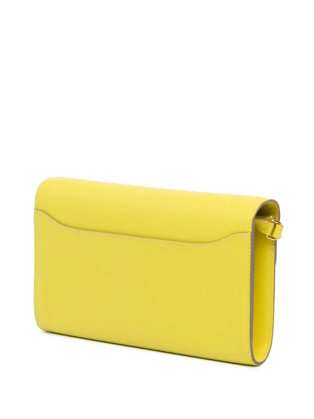 Hermès ビンテージ 2022 Evercolor Constance ウォレット・トゥー・ゴー クロスボディバッグ - イエロー - 画像2