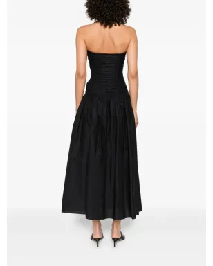 Matteau ドロップウエストストラップレスミディ丈ドレス - サムネイル4