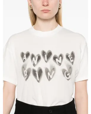 ANINE BING Cade Hearts Tシャツ - ホワイト - サムネイル5