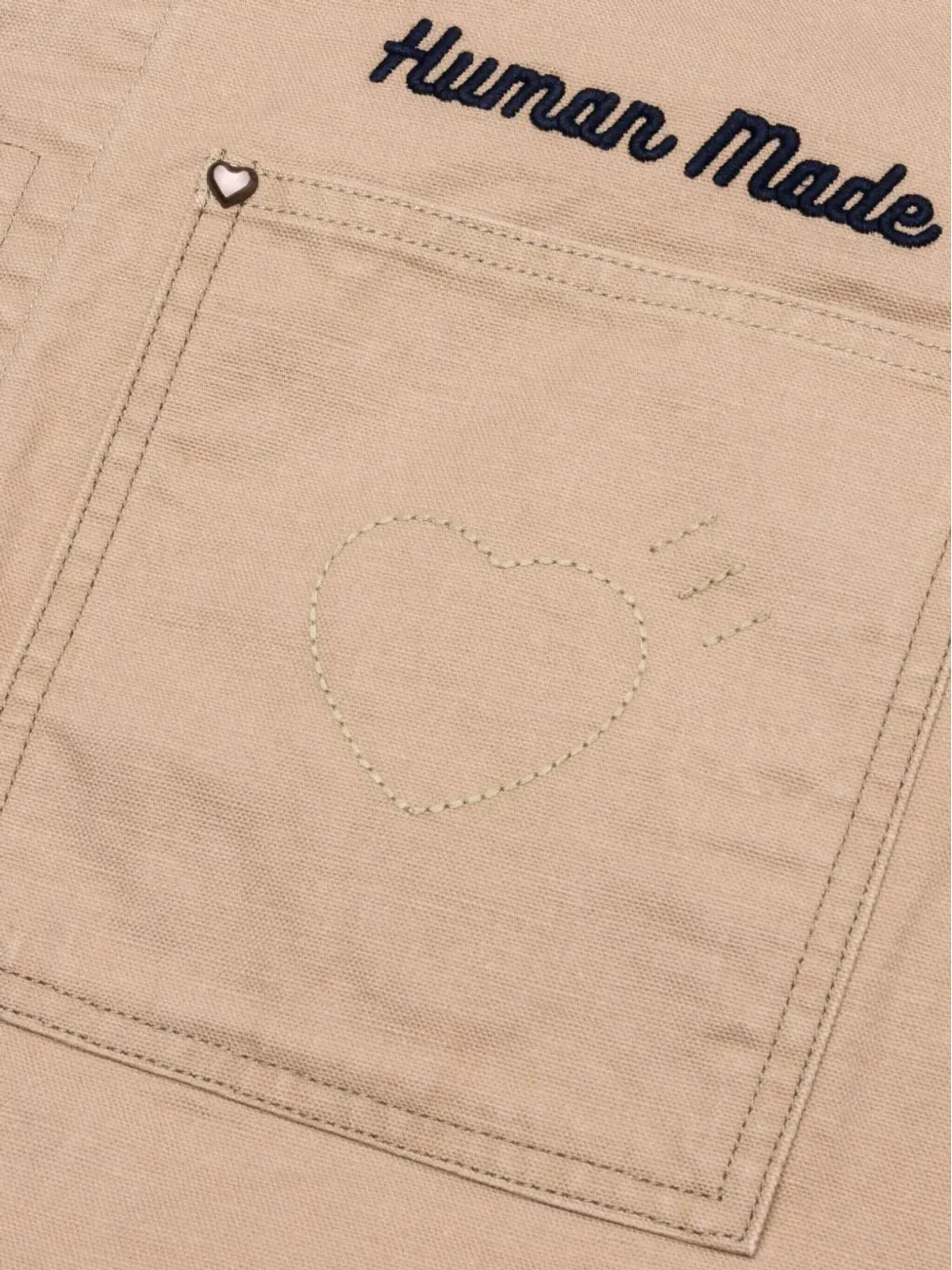 Human Made 刺繍ロゴ入りシャツジャケット - 画像4