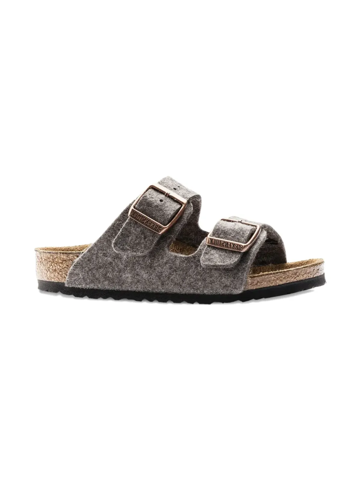 Birkenstock Kids アリゾナ ウールフェルト グレー サンダル - 画像2
