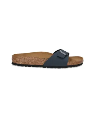 Birkenstock Kids マドリッド ネイビー バックル サンダル - サムネイル1