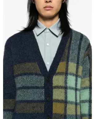 Maison Kitsuné チェック柄インターシャカーディガン - サムネイル5