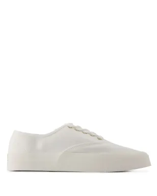 Maison Kitsuné レースアップスニーカー - ホワイト - サムネイル1