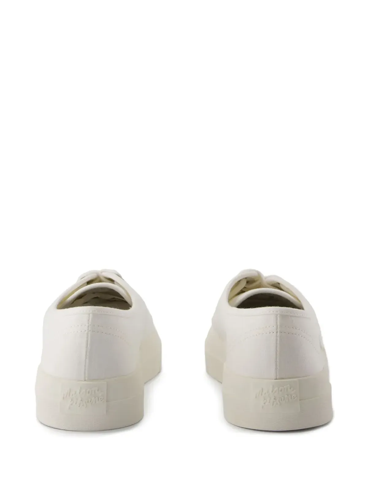 Maison Kitsuné レースアップスニーカー - ホワイト - 画像3