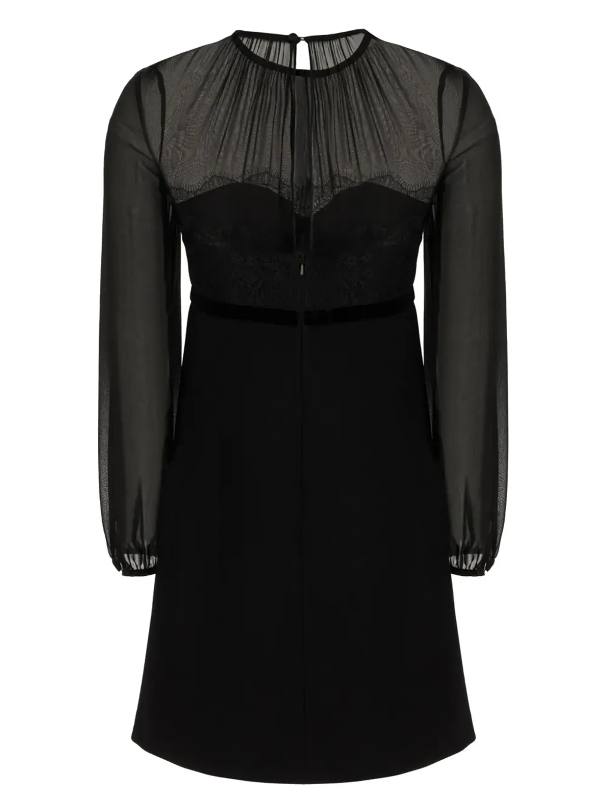 Max Mara シアードレス ブラック - 画像2