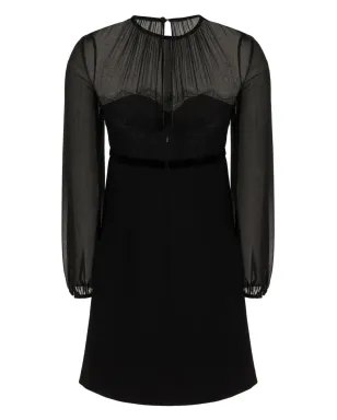 Max Mara シアードレス ブラック - サムネイル2