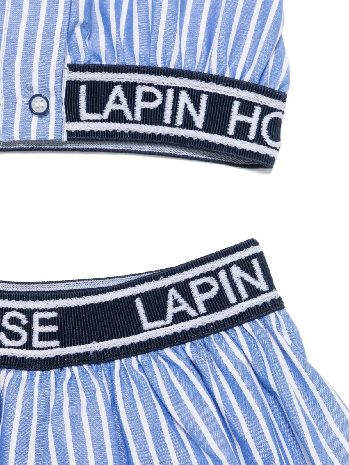 Lapin House ストライプショーツセット - 画像3