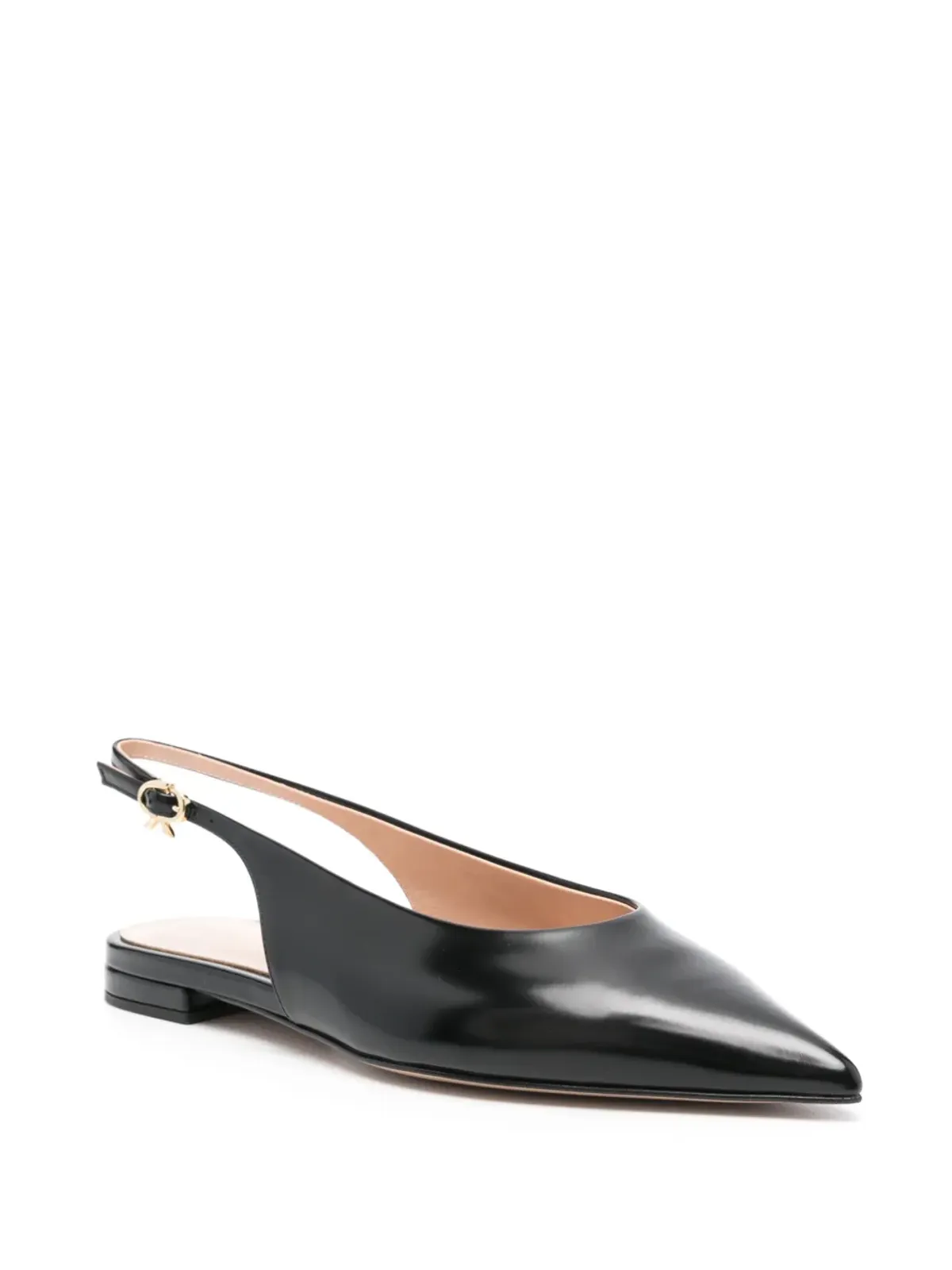 Gianvito Rossi Robbie バレエシューズ ブラック - 画像2