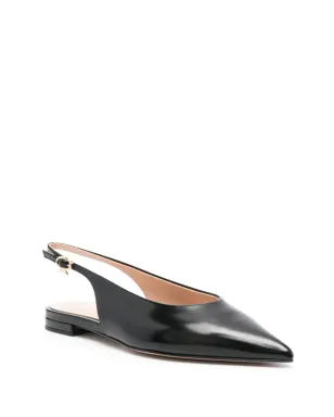 Gianvito Rossi Robbie バレエシューズ ブラック - サムネイル2