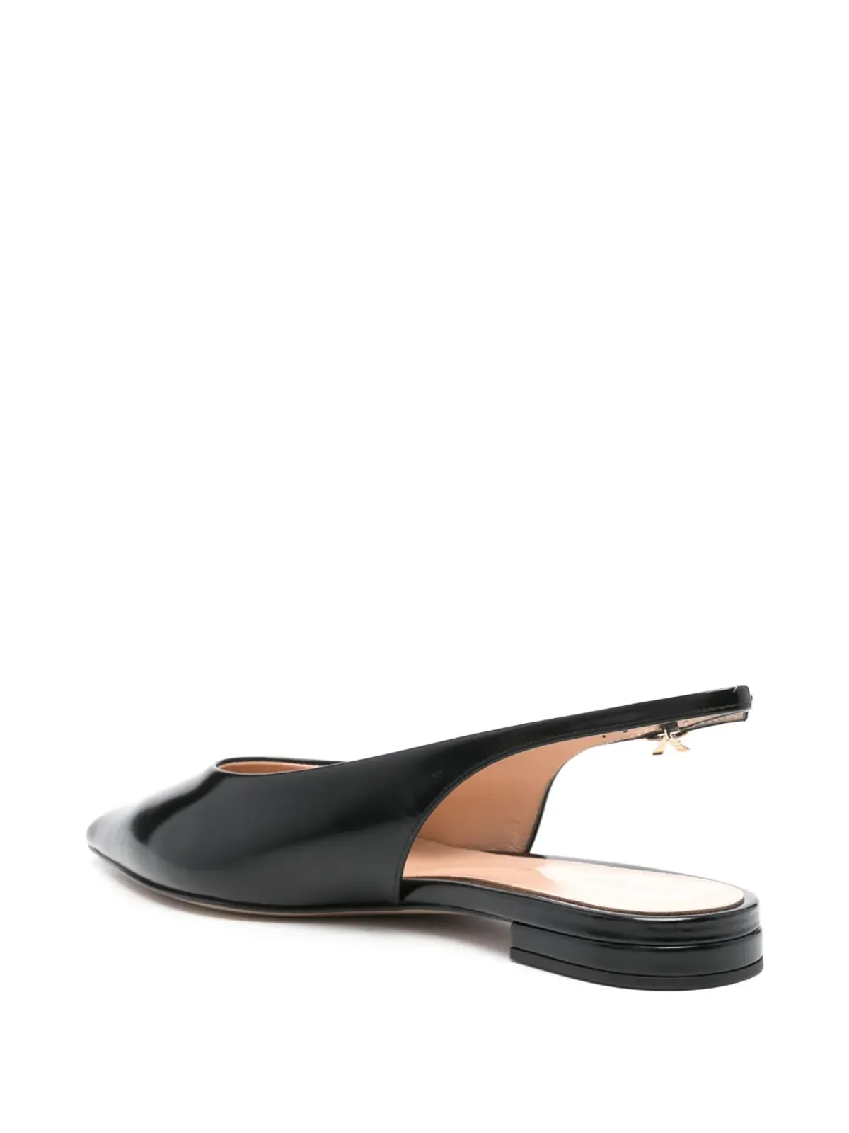 Gianvito Rossi Robbie バレエシューズ ブラック - 画像3