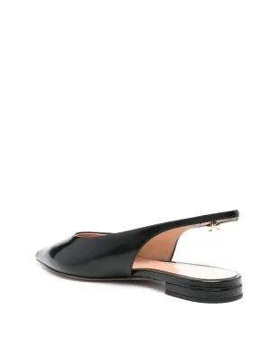 Gianvito Rossi Robbie バレエシューズ ブラック - サムネイル3