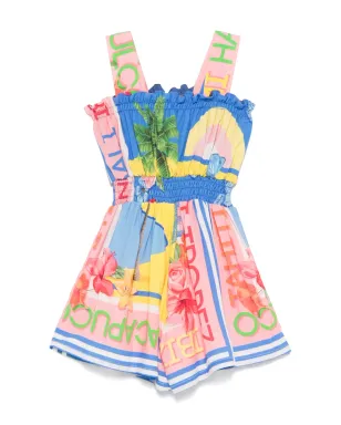 Lapin House グラフィックプリント ロンパース - サムネイル2
