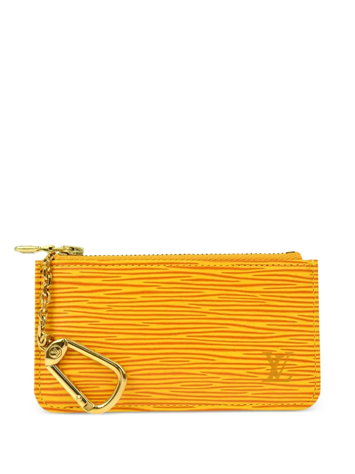 Louis Vuitton ビンテージ 1994年頃 ポシェット・クレ コイン ウォレット - イエロー - 画像1