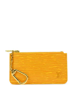 Louis Vuitton ビンテージ 1994年頃 ポシェット・クレ コイン ウォレット - イエロー - サムネイル1
