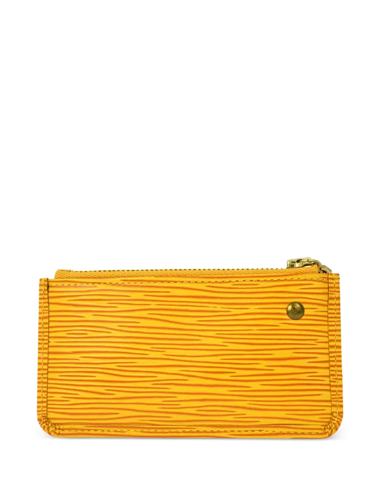 Louis Vuitton ビンテージ 1994年頃 ポシェット・クレ コイン ウォレット - イエロー - 画像2