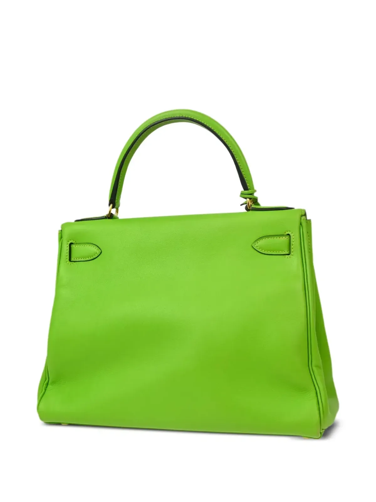 Hermès ビンテージ ケリー28 ツーウェイバッグ - グリーン - 画像2