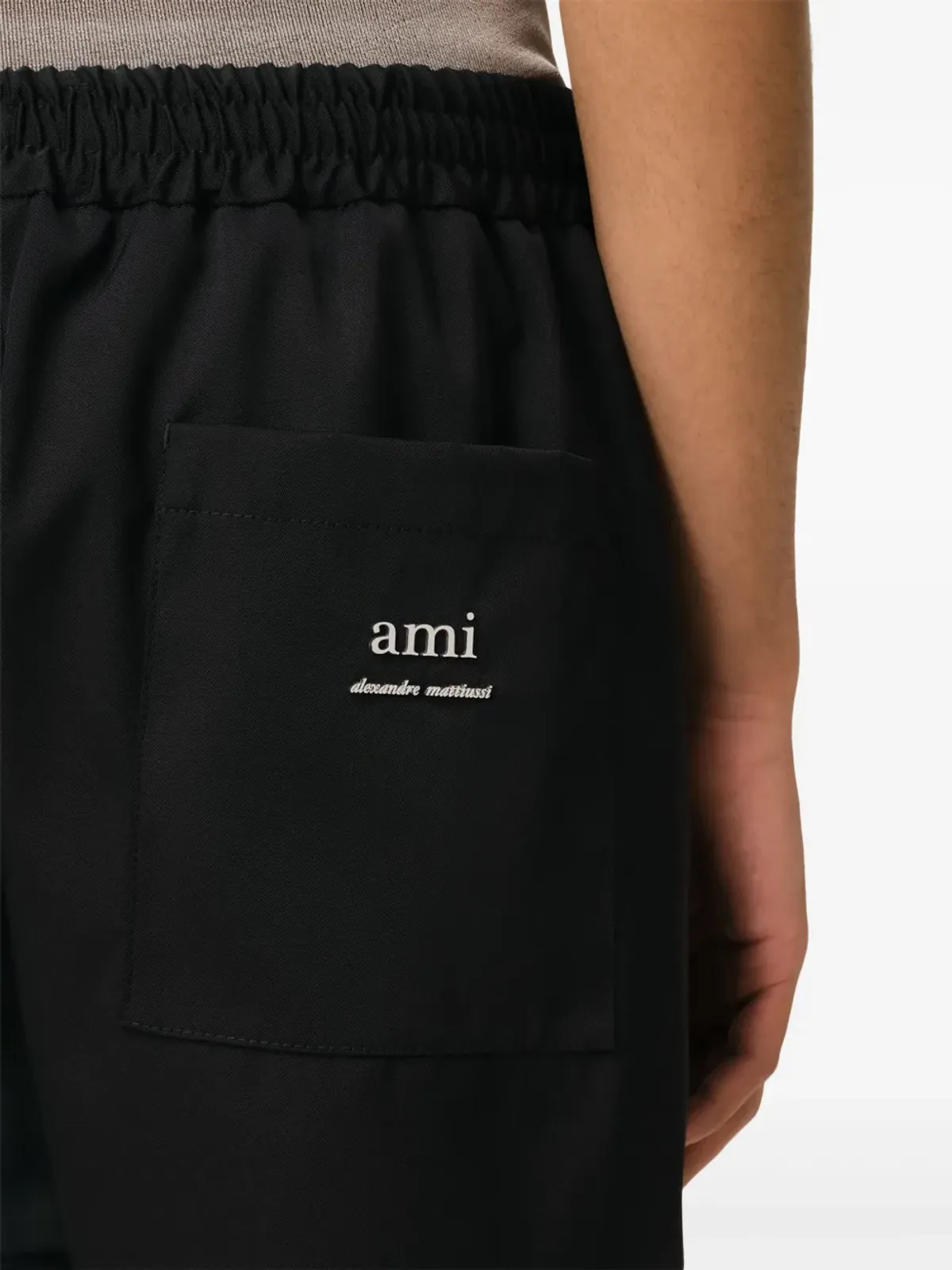 AMI Paris エラスティケーテッドウェスト ショーツ - 画像5