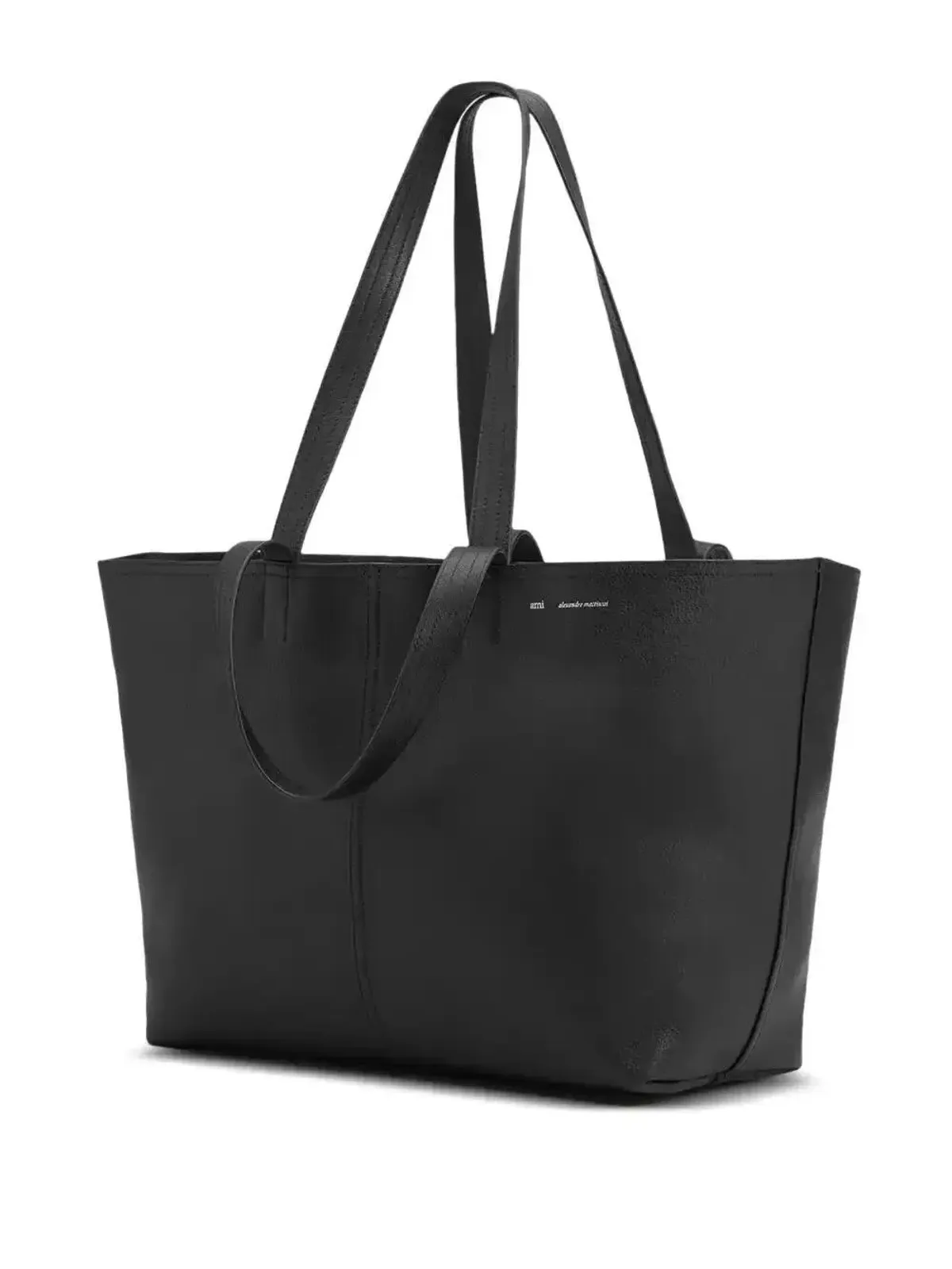 AMI Paris ミディアム レザー トートバッグ - 画像4