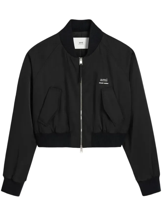 AMI Paris AMI Paris ロゴ入りボンバージャケットの商品画像
