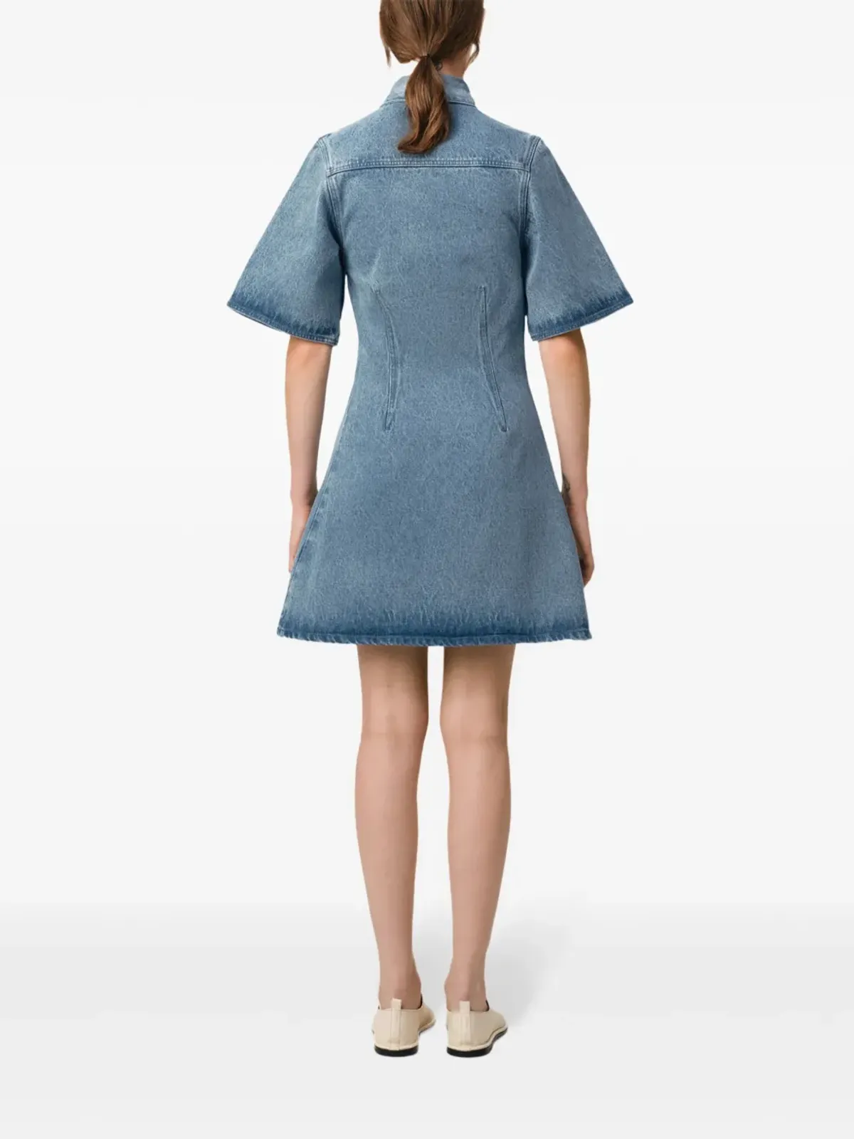 AMI Paris ショートスリーブシャツドレス - 画像4