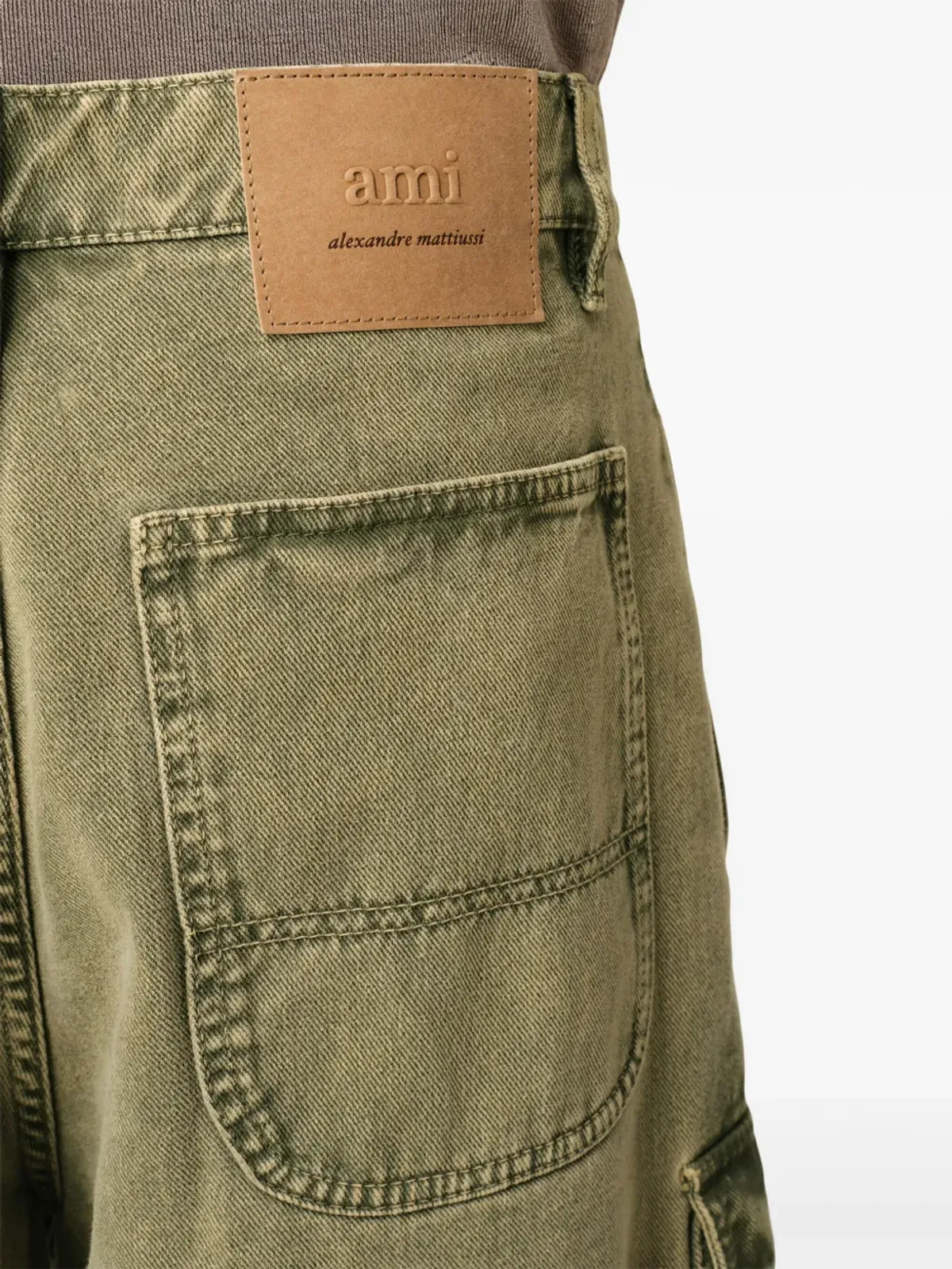 AMI Paris ワイドレッグ Bermuda ショーツ - 画像5